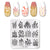 Manicure printing template